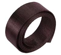 CYJAZNHH Webbing Strap Tape, Nylon Webbing Band Herringbone 25mm 1 Inch Multicolor Pack Of 5/10/20 Yard(Coffee,20 yard)