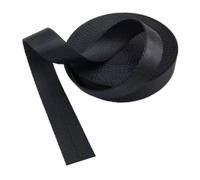 CYJAZNHH Webbing Strap Tape, Nylon Webbing Strap 1 Inch Multicolor 5-20 Yard For Backpack Belt DIY Crafting Luggage(Black,5 yard)