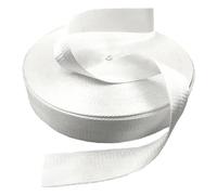 CYJAZNHH Webbing Strap Tape, Nylon Webbing Strap 25mm & 38mm Multicolor 5 Yards For Bags Cargo Strapping Outdoor Climbing(Wit,38 mm)
