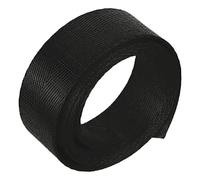 CYJAZNHH Webbing Strap Tape, Nylon Webbing Strap 25mm/38mm Width 5/10 Yard Multicolor For DIY Craft Backpack Pet Leash(Black,38mm/5 yard)