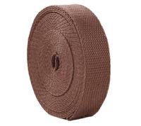 CYJAZNHH Webbing Strap Tape, Polyester Cotton Herringbone Webbing Straps Multicolor Multiple Sizes For Sewing(Dark Brown,25 mm)