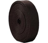 CYJAZNHH Webbing Strap Tape, Polyester Cotton Herringbone Webbing Straps Multicolor Multiple Sizes For Sewing(Coffee,20 mm)