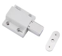 CYJAZNHH White Cabinet Door Catch Drawer Closer 4 Pcs Invisible Push to Open