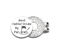 CYKARA Christmas Birthday Gifts for Fathers Day Golf Gifts for Men Father in Law Father of The Groom Bride Gift Father in Law Gifts Golf Ball Marker from Daughter in Law and Son in Law