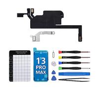 CYKJGS for iPhone 13 Pro Max Ear Speaker Flex Cable Replacement Repair Earpiece Connector Kit Proximity Sensor Part with Fix Tools Kit with Magnetic Pad for 13ProMax A2641, A2643, A2644, A2645, A2484