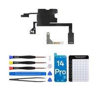 CYKJGS for iPhone 14 Pro Earpiece Ear Speaker Flex Cable Replacement for iPhone 14pro Proximity Sensor Flex Cable Replace with Full Repair Fix Tools Kit Waterproof for A2650 A2889 A2890 A2891 A2892