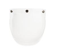 CYLCLNB BV03 shield bubble visor Flip Up Down Bubble Shield for Open Face 3/4 Helmets (Clear)(Clear)
