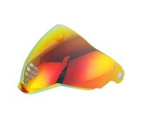 CYLCLNB Motorcycle Helmet Visor Lens, Helmet Visor for Icon Airflite Motorcycle Detachable Helmet Glasses Motorbike Helmet Lens(Asacha)(Tea Revo Red)