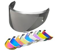 CYLCLNB Motorcycle Helmet Visor Lens, Replacement Helmet Visor for New K3 Motorcycle Helmet Shield Faceshield Visor Lens Compatible with AGV K3 DOT(E2206) Helmet(Clear)(Light Black)