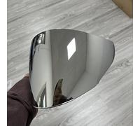 CYLCLNB Motorcycle Helmet Visor Lens, YOURNAME GP/GS Helmet Visor Replacement,UV Protection Scratch-resistant Helmet Face Shield Compatible with KYT GP/GS (Gold-For day)(Silver-for Day)