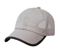 CYLDHM Baseball Cap Full Mesh Hollow-Cut Breathable Curved Brim Sun Hat Adjustable for Jogging & Outdoor Sports
