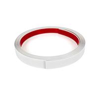 Cyleibe 18mm Melamine Edge Banding, 10 Meter Self-Adhesive Furniture Edging Strip For Furniture Restoration, Cabinet Repair,Wooden Panels, Easy DIY Application Tape, White 18mm*10m