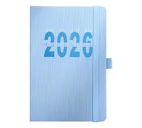 Cyleibe 2026 Page a Day Diary, A5 Diary from Jan to Dec, Full Year Daily Planner with Colorful Monthly Tabs, Schedule Table, Bookmarks, Elastic Inner Strap & Pen Holder (Blue)