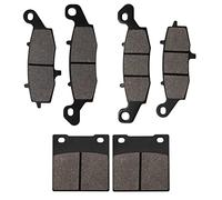 Cyleto Front and Rear Brake Pads Compatible for Suzuki GSF 600 GSF600 Bandit 2000-2004 GSX 600 F GSX 750 F Katana 1998-2006 SV 400 SV 650 1999-2002 GSX 750 1998-2003