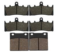 Cyleto Front and Rear Brake Pads for GSXR 1100 GSXR1100 1993 1994 1995 1996 1997 1998