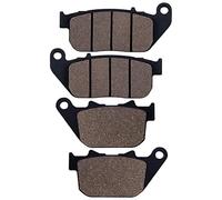 Cyleto Front and Rear Brake Pads for HARLEY DAVIDSON XL1200N Nightster 2008-2012 / XL1200V Seventy Two 2012 2013 / XL1200X Sportster Forty-Eight 2010-2013