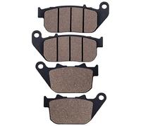 Cyleto Front and Rear Brake Pads for HARLEY DAVIDSON XL883 XL 883 Sportster Standard 2004-2008 / XL883C Sportster 883 Custom 2004-2010