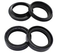 Cyleto Front Fork Oil Seal and Dust Seal Kit 35 x 48 x 11mm for Yamaha XJ550R XJ550 R Seca 1981 1982 1983 / XZ550R XZ550 R Vision 1982 1983 / XS750 XS 750 1977