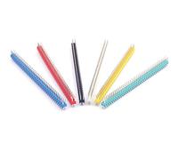 Cylewet 24Pcs Double Row 2×40Pin Breakable Pin Header 2.54mm Male Straight Pin Header Connector for Arduino (Pack of 24) CYT1063
