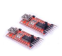 Cylewet 2Pcs FT232RL 3.3V 5.5V Module USB to TTL Serial Adapter Module for Arduino Mini Port USB to Serial Interface Module (Pack of 2) CYT1007