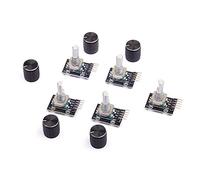 Cylewet 5Pcs KY-040 Rotary Encoder Module with 15×16.5 mm with Knob Cap for Arduino (Pack of 5) CYT1062
