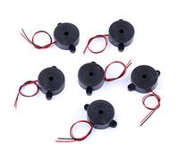 Cylewet 6Pcs 100dB Electronic Buzzer Alarm Sounder Continuous Sound Intermittent Beep (Pack of 6) CYT1117