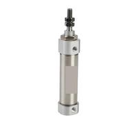 Cylinder 2pcs Aluminum Alloy Compact Mini Cylinder CDJ2B10-5/15/20/25, Double-Acting with Adjustable Stroke for Machine(CDJ2B10-10 Discounted)
