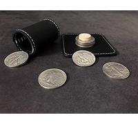 Cylinder and Coins - Close Up Trick / Magic Trick / Magic Props / Party Trick / Magic Gimmick (Deluxe Set)