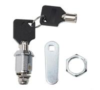 Cylinder Cam Lock for Personal Storage Solutions with Spare Key Set (20mm)