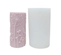 Cylinder Carved SIlicones Molds for Making Embossed for Making Soap Room Decorations Butterfly