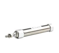 Cylinder CDJ2B10/12/16-5/10/15/20/25/30/35/40/50/60/75/100 Stainless Steel Miniature Pneumatic Element Reset Double Acting(Stroke 30mm,CDJ2B Bore 10mm)