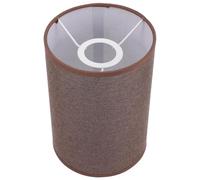 Cylinder Coffee Cloth Lamp Shade for Table Lamp and Desk Light with Convenient Easy Installation, Suitable for Home Use and Bedroom