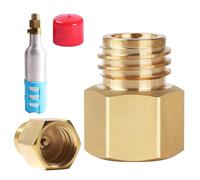 Cylinder Converted Adapter, 1 Piece Adapter for Soda Team TR21-4, Good Sealing Performance, High Hardness, Brass Quooker Adapter, Suitable for Soda Team TR21-4 Converted for Quooker Cube Tank