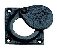 Cylinder Cover 55x64mm in Black Antique FF09