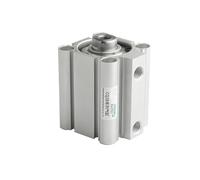 Cylinder Double Acting Thin Cylinder CQ2B25 CQ2B32 CQ2B40 with No Magnetic 1Pcs(100DZ,CQ2B25)