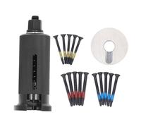 Cylinder Extractor Kit Alloy Steel Cylinder Puller Tool with 15 - Piece Screw Set for Alarm Systems and Sun Blinds, Centralised Traction Design