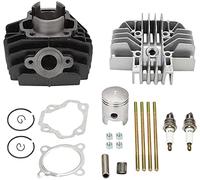 Cylinder Gasket Piston Ring Kit Set PW80 Top End Kit Compatible with 1983-2006 Yamaha PW 80 PW80