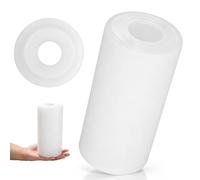 Cylinder Glass Lamp Shade White Frosted E27 Replacement Shade | Glass Lamp Shade, 42mm Hole, Gentle Ambient Light for Bedroom and Relaxing Spaces