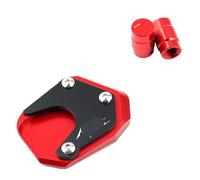 Cylinder Guard Cap Motorcycle Support Extension Plate Kickstand Side Stand Pad Tire valve Cap For Africa Twin XRV750 RD07 XRV 750