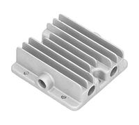 Cylinder Head Aluminum Air Compressor Component, 550W, Durable and Strong Replacement Part - Wear, Ergonomic Design, Ideal for 1100W Compressors