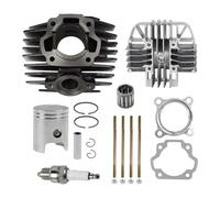 Cylinder Head Piston Assembly For PW 80 For PW80 For Y-Zinger 1983-2006 Cylinder Gasket Piston Ring Kit For Top End Dirt Bike Engine