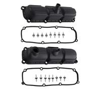 Cylinder Head Valve Cover Assembly With Gaskets(1 Pair) For Jeep For Wrangler 3.8L 2007-2011 Part Numbers 4648980AB& 4648976AB Engine Cylinder Head