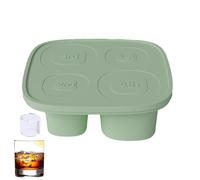 Cylinder Ice Mold, Cylinder Ice Mold Tray | Novel Ice Mold,4 Cavity Hollow Silicone Mold for Whiskey Cocktails Tea Coffee Drinks, Making a Container P