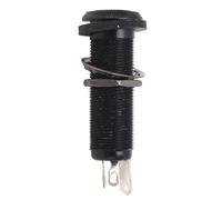 Cylinder Input Output Jack High Sensitivity Noise Reduction Bass Jack for Acoustic Electric Guitar Premium Metal Construction Easy to Install 1/4 Inch Standard Compatible with