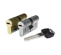 Cylinder Iridium M IRM3030ND Nickel 60 mm (30+30 mm) Long CAM 15 mm. with 5 Safety Keys IFAM
