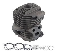 Cylinder Kit Piston Gasket Replacement Parts High Performance Durable Lightweight for K750 K760 Concrete Saw 51mm Aluminum Alloy