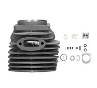 Cylinder Kit Piston Screw Replacement Parts Set High Performance Durable Lightweight Aluminum Alloy for 61 268 272 272XP Chainsaw 52mm Size