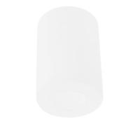 Cylinder Lamp Shade Glass Replacement E27 White for Wall Sconce | Frosted Finish, Hollow Straight Tube Form, Suitable for Damp Areas, Living Room and Dining Areas