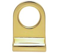 Cylinder Latch Pull Night Latch Door Handle 72 x 48mm Polished Brass
