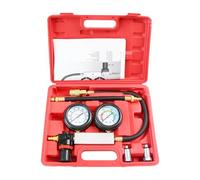 Cylinder Leak Down Tester For Car Truck Double Gauge Leakdown Detector Tool With Case Engine Compression Tester Multifunction Cylinder Leak